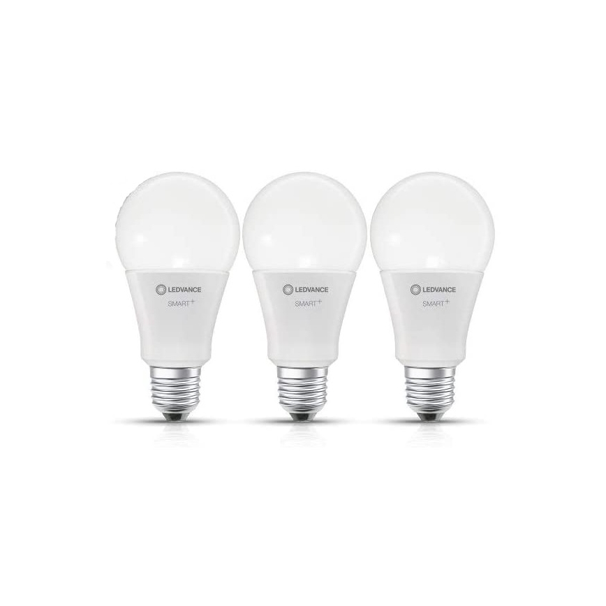 ZESTAW 3× LED Żarówka ściemnialna SMART+ E27/14W/230V 2700K-6500K Wi-Fi - Ledvance